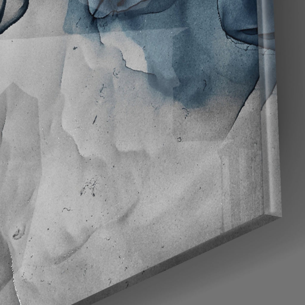 Abstract Depth Glass Wall Art.