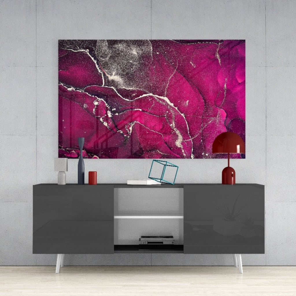 Abstract Depth Glass Wall Art