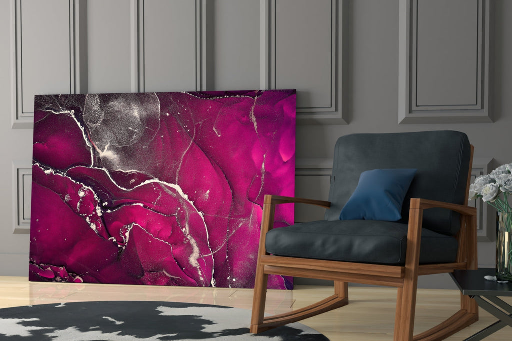 Abstract Depth Glass Wall Art