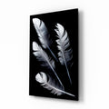 Feather Glass Wall Art-0