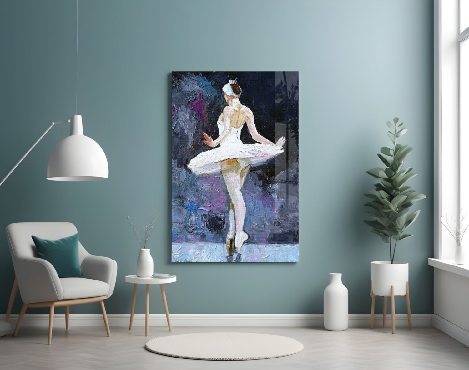 Ballerina Glass Wall Art-3