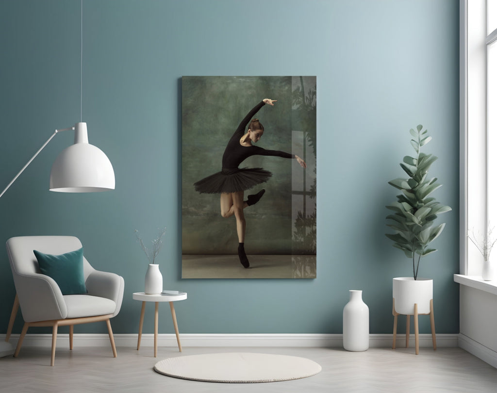 Ballerina Glass Wall Art-3