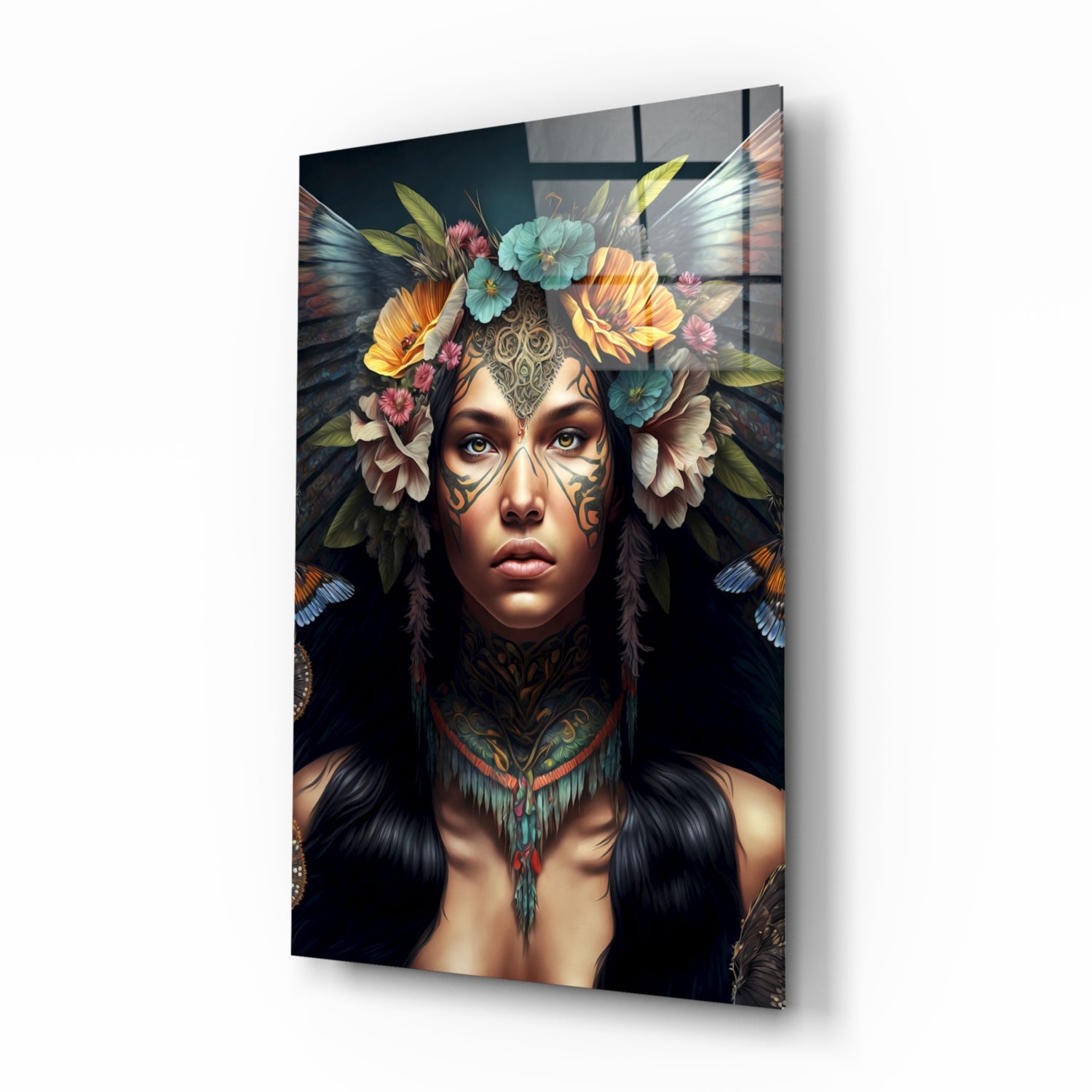 Warrior Beautiful Glass Wall Art  || Designers Collection-0