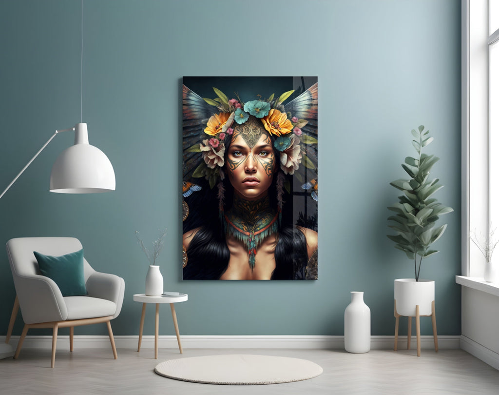 Warrior Beautiful Glass Wall Art  || Designers Collection-3