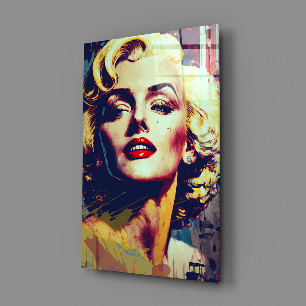 Marilyn Monroe Glass Wall Art  || Designer Collection-1