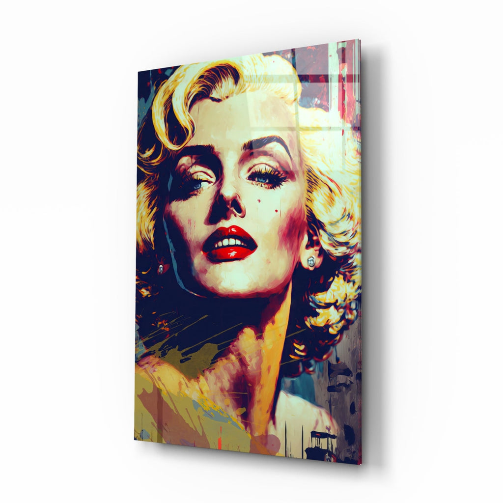 Marilyn Monroe Glass Wall Art  || Designer Collection-0