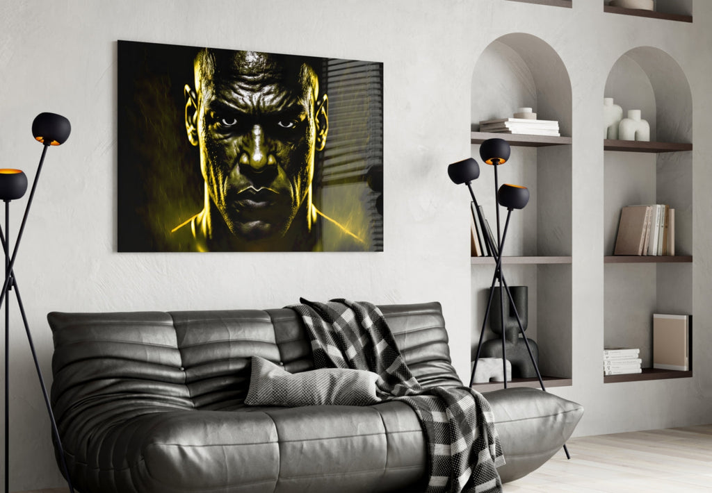 Iconic Michael Jordan Glass Wall Art  || Designer Collection-3