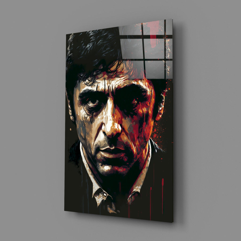 Al Pacino Glass Wall Art  || Designer Collection-1