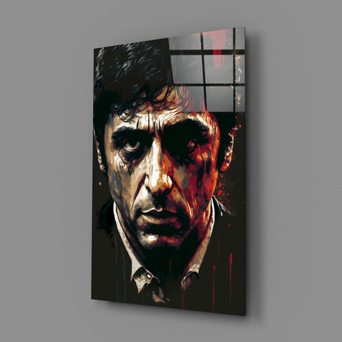 Al Pacino Glass Wall Art  || Designer Collection-1