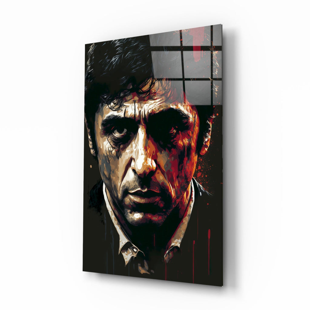 Al Pacino Glass Wall Art  || Designer Collection-0
