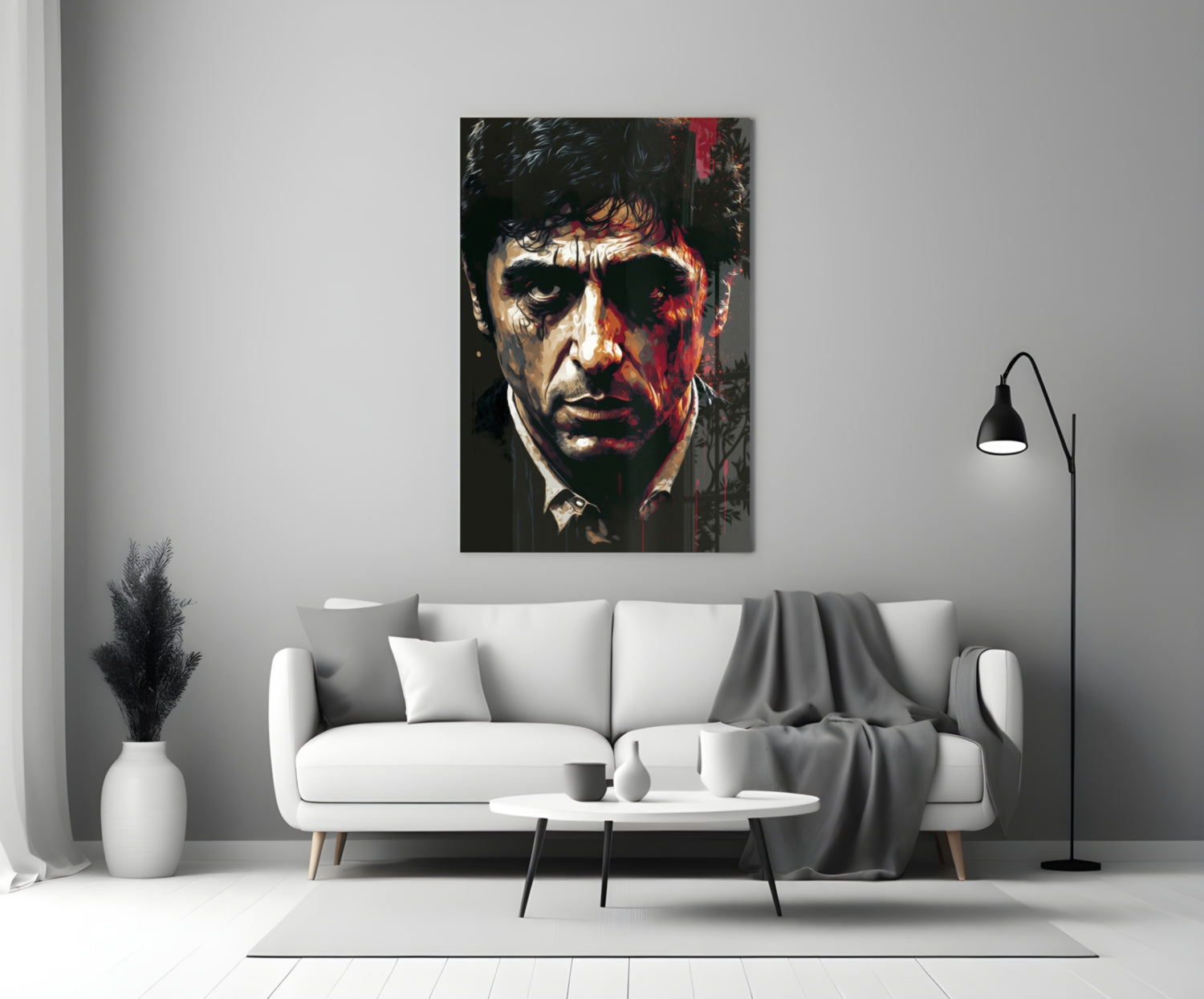 Al Pacino Glass Wall Art  || Designer Collection-2