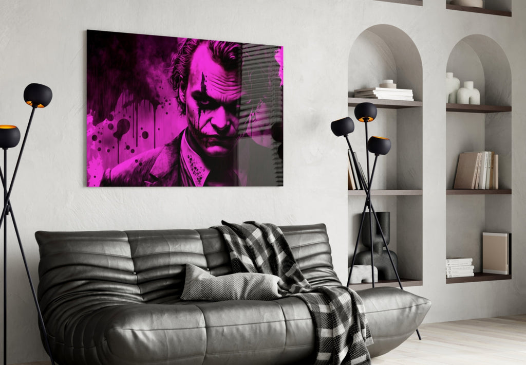 Joker Glass Wall Art  || Designer Collection-3