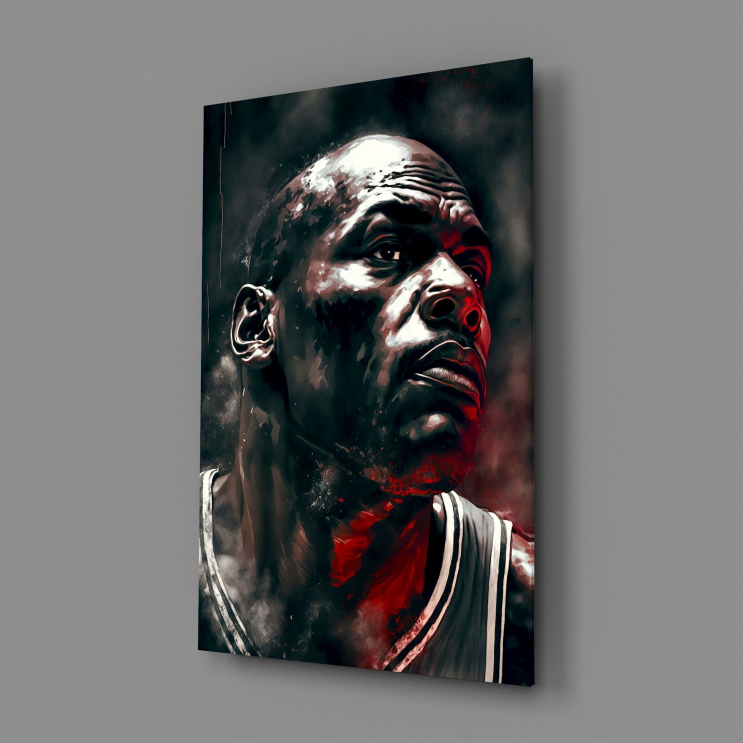 Michael Jordan Glass Wall Art  || Designer Collection-1