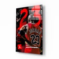 Micheal Jordan Glass Wall Art || Designer Collection-0