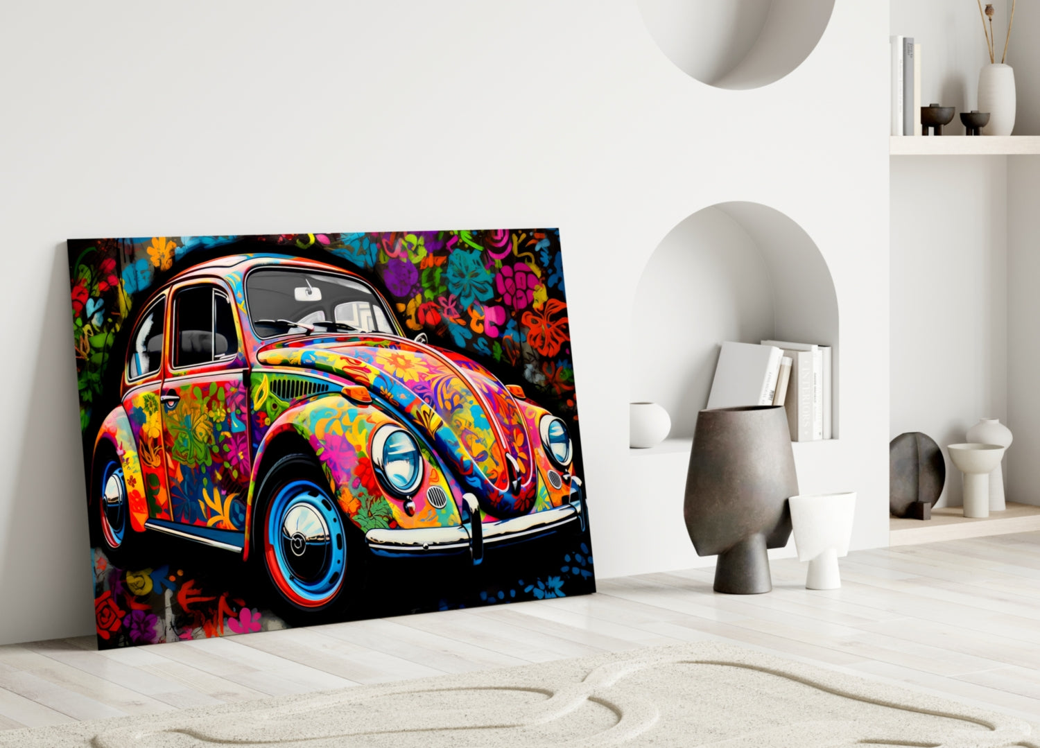 Flowering VW Glass Wall Art || Designer Collection-2