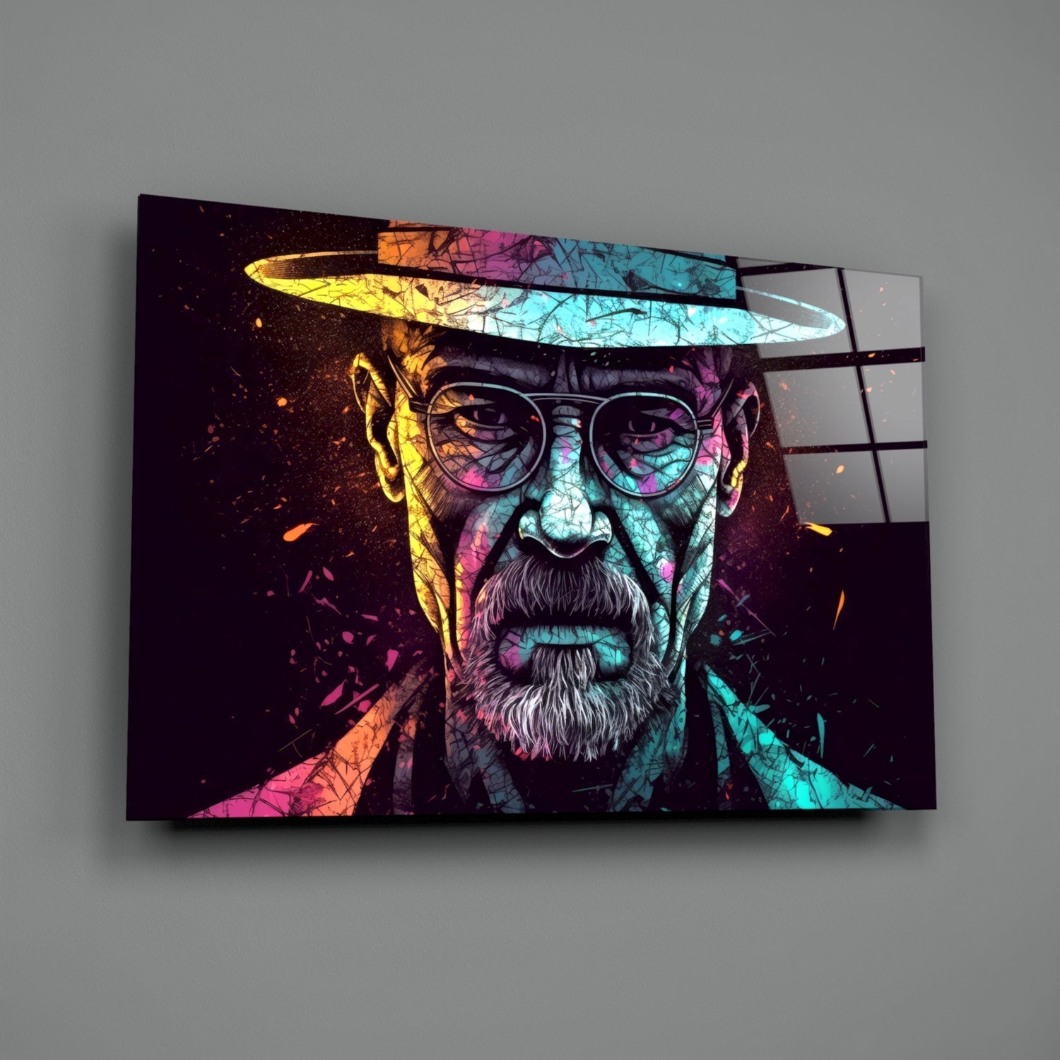 Heisenberg Glass Wall Art || Designer Collection-1