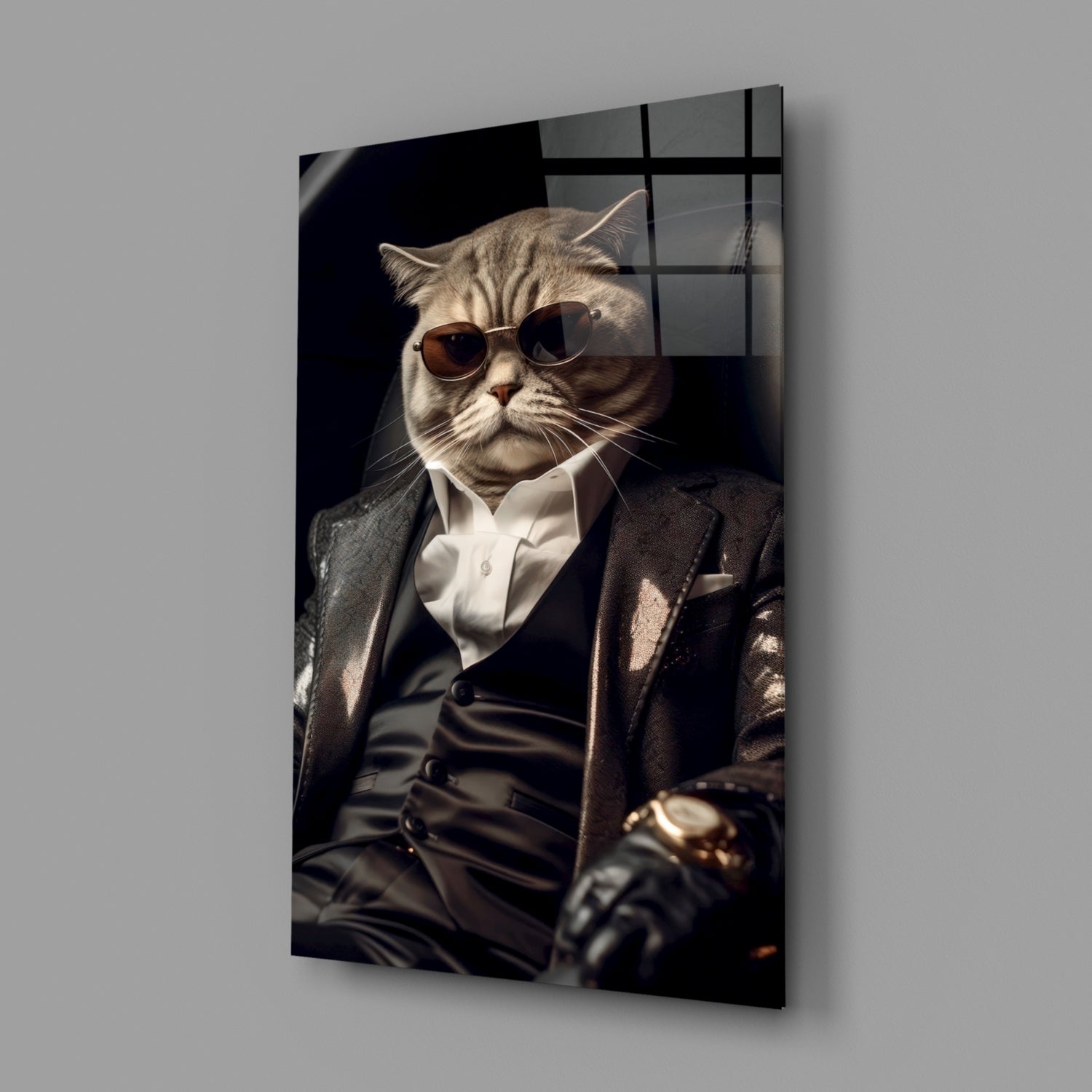 The Boss Glass Wall Art|| Designer's Collection-1