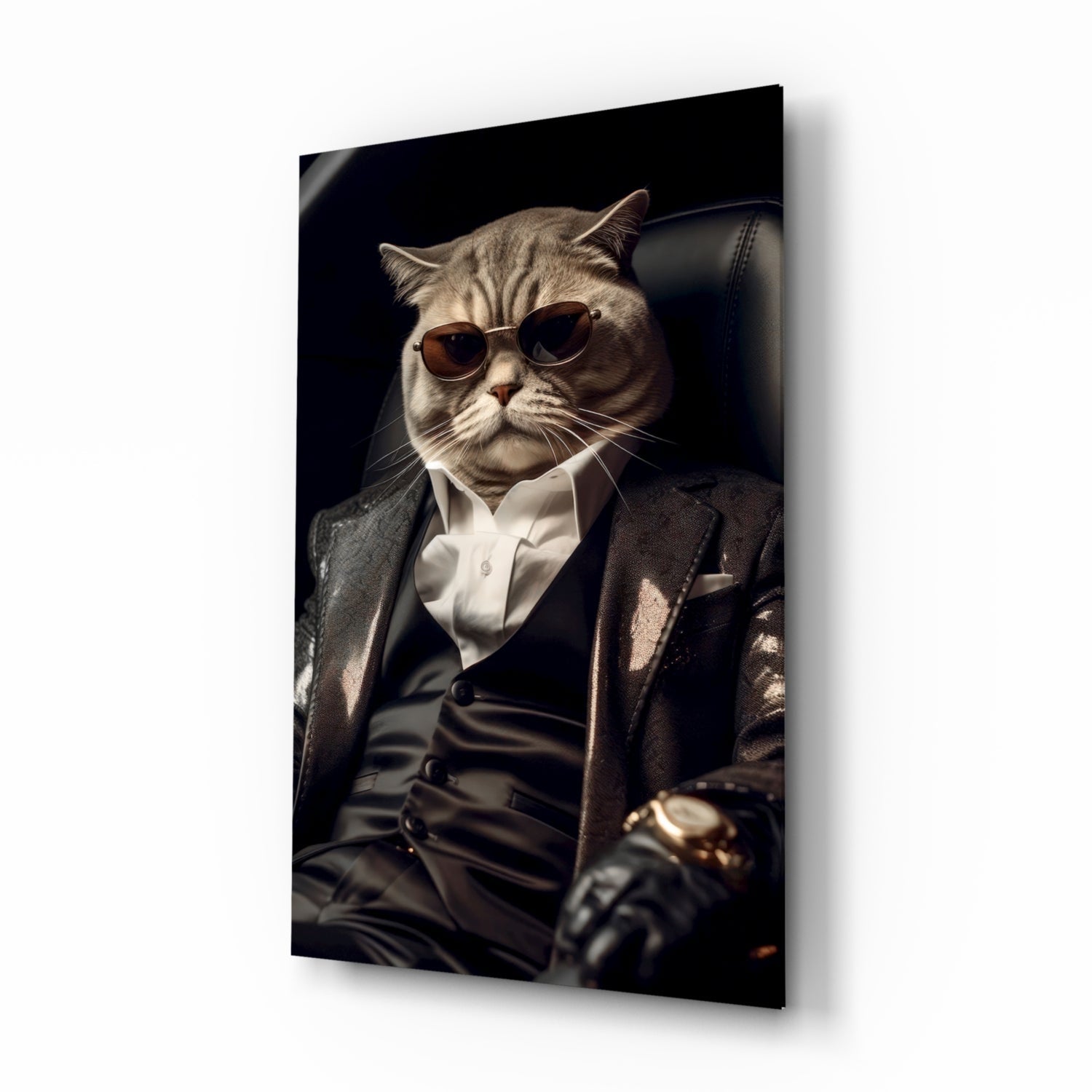 The Boss Glass Wall Art|| Designer's Collection-0