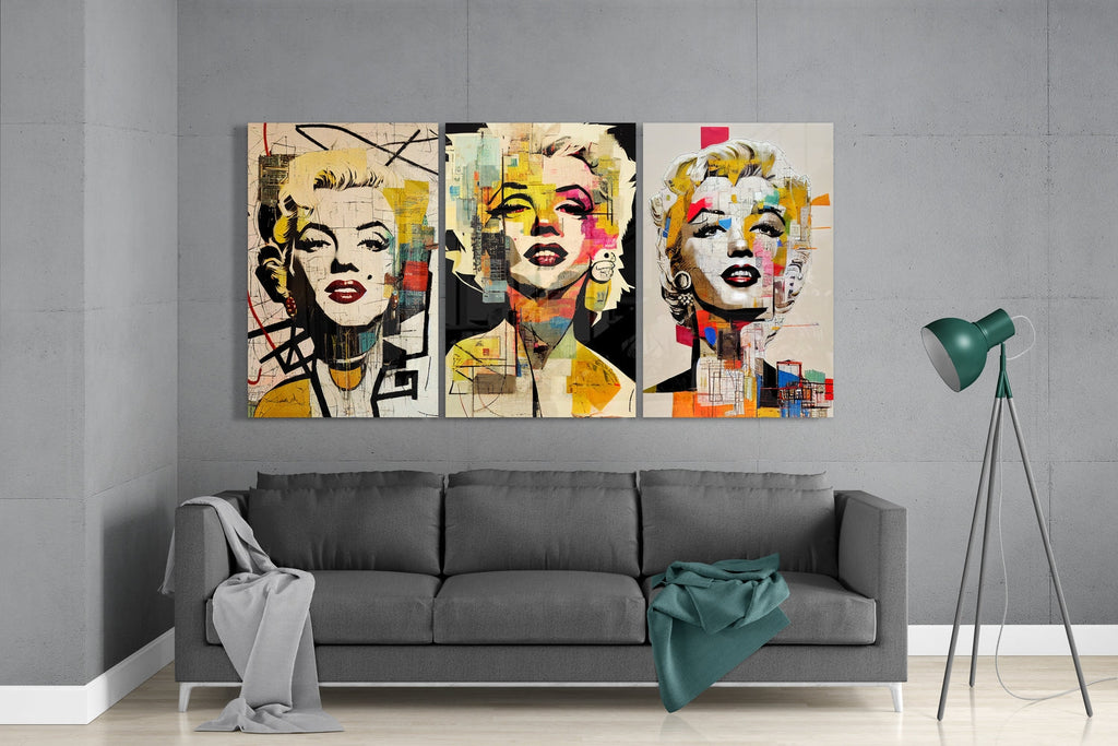 Marilyn Monroe Glass Wall Art-2