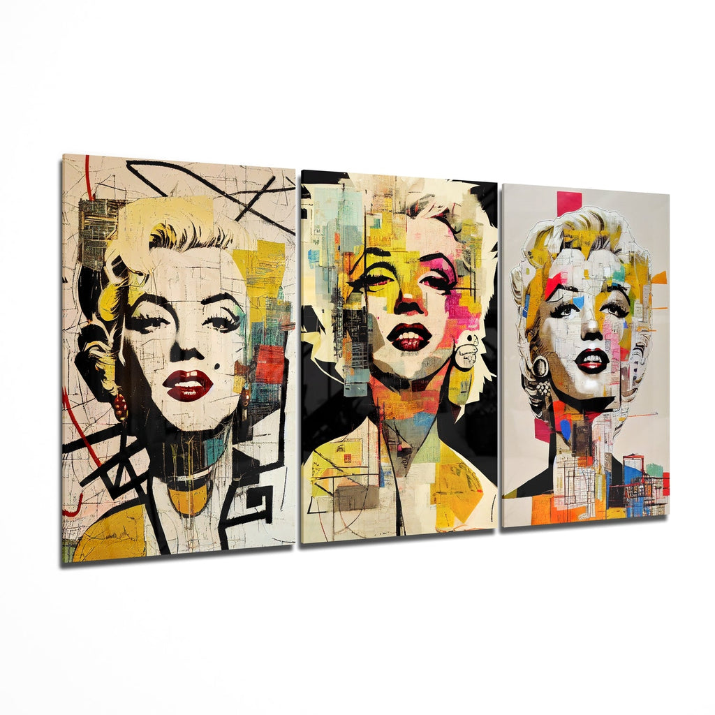 Marilyn Monroe Glass Wall Art-0
