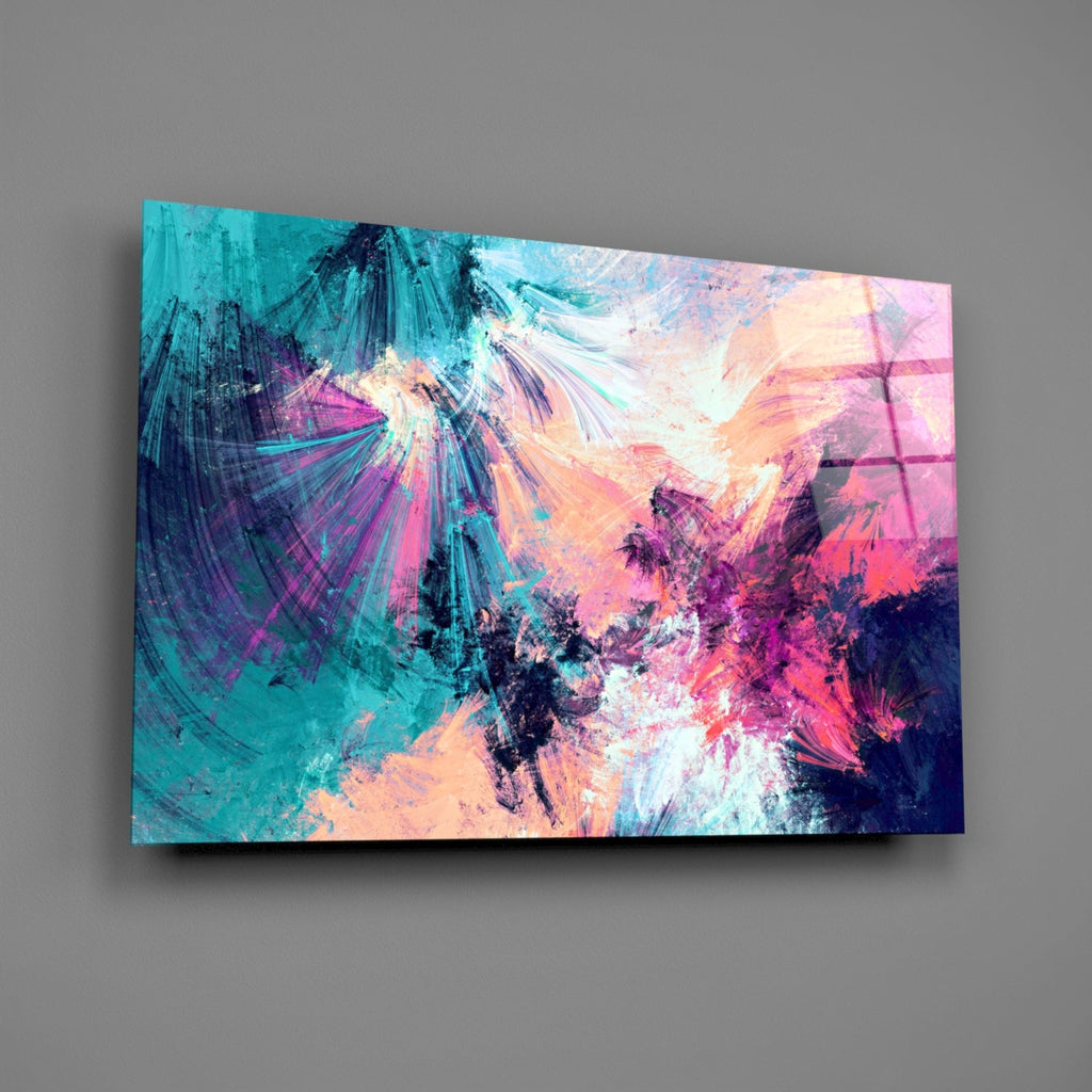Abstract Glass Wall Art-1