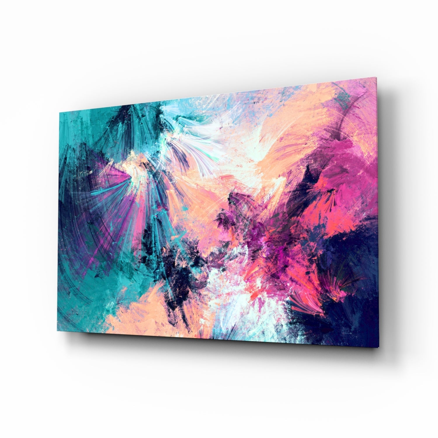 Abstract Glass Wall Art-0