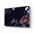 Floral Pattern Glass Wall Art-0