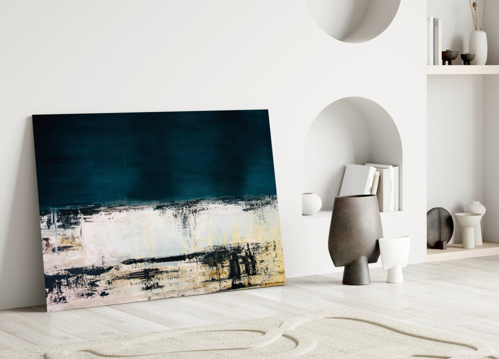 Abstract Colors Glass Wall Art-2