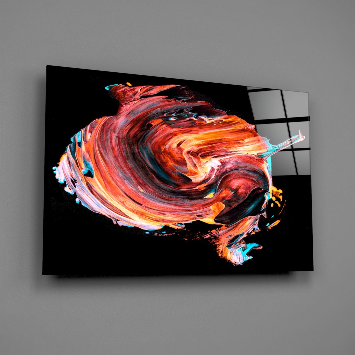 Dance of Red Glass Wall Art-1