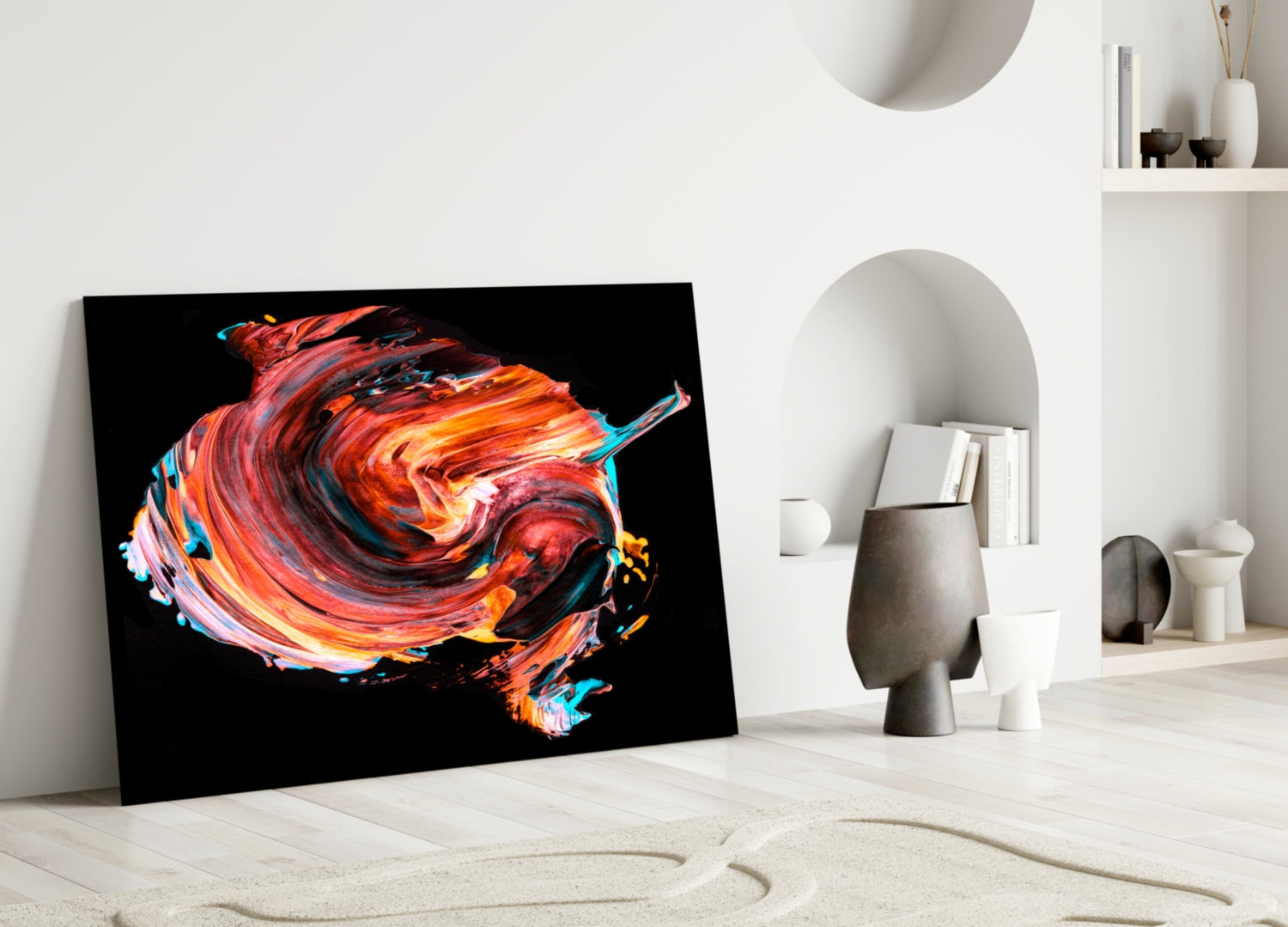 Dance of Red Glass Wall Art-2