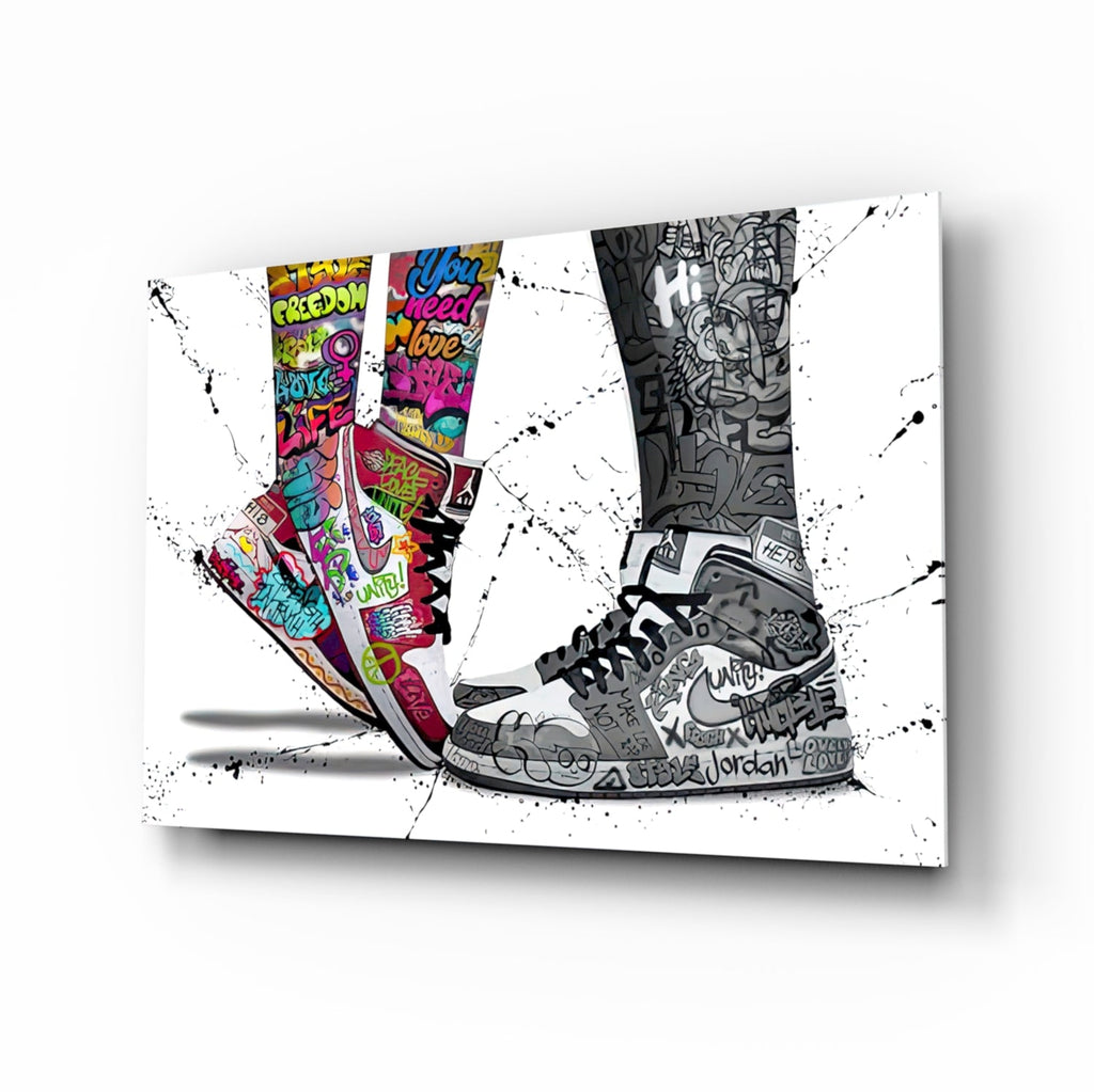 Free Love Glass Wall Art-0