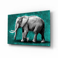 Elephant Glass Wall Art-0