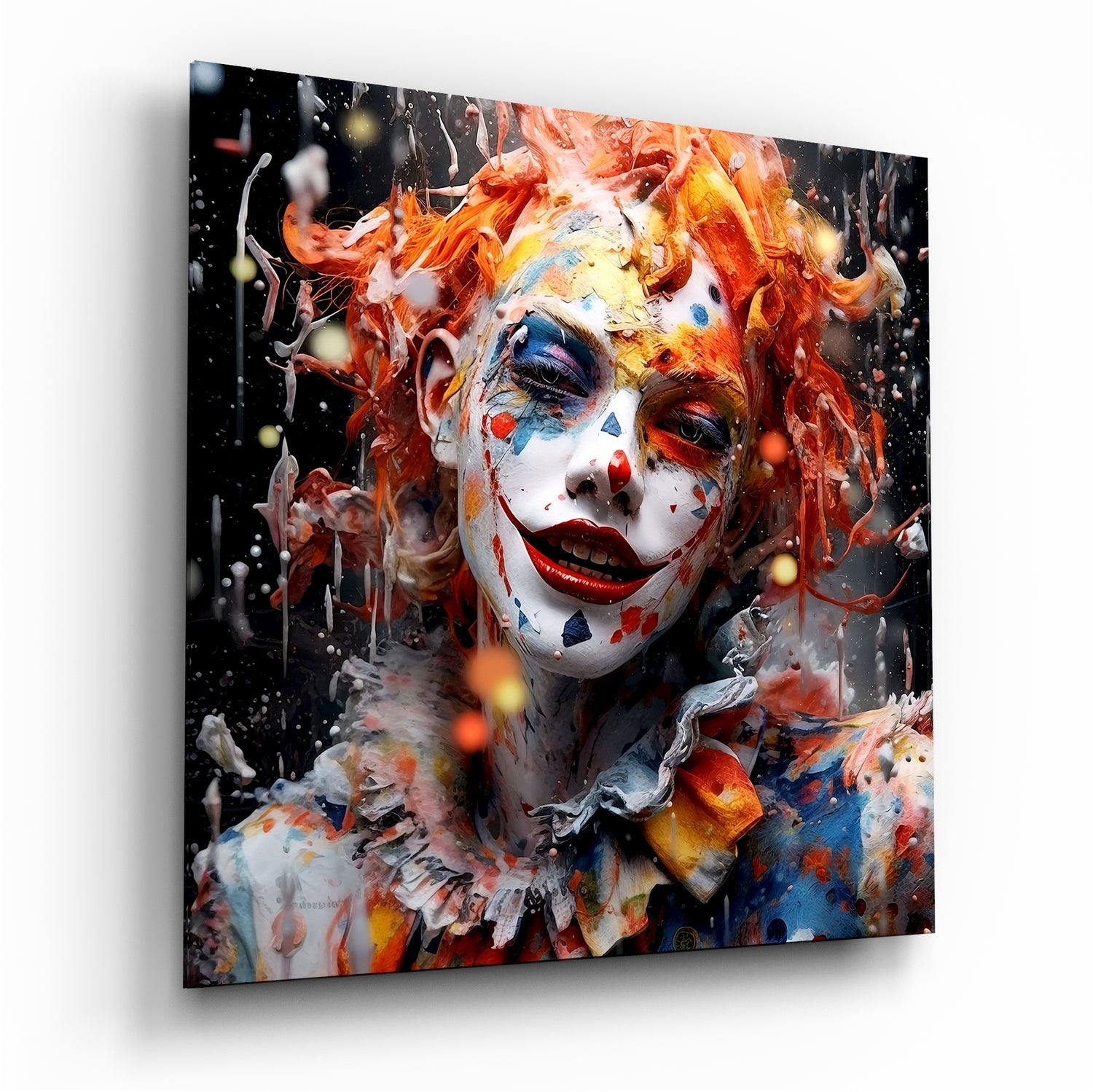 Clown Glass Wall Art-0