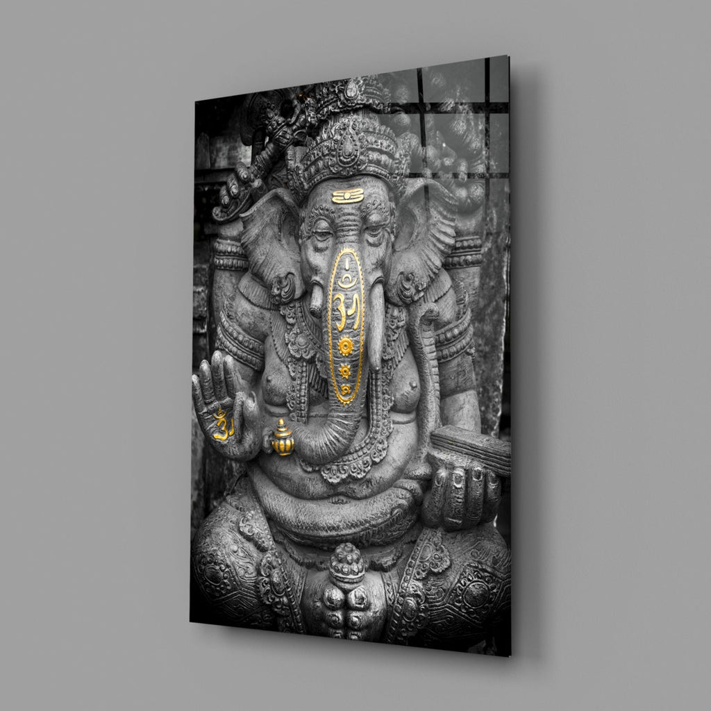 Ganesha Glass Wall Art-1