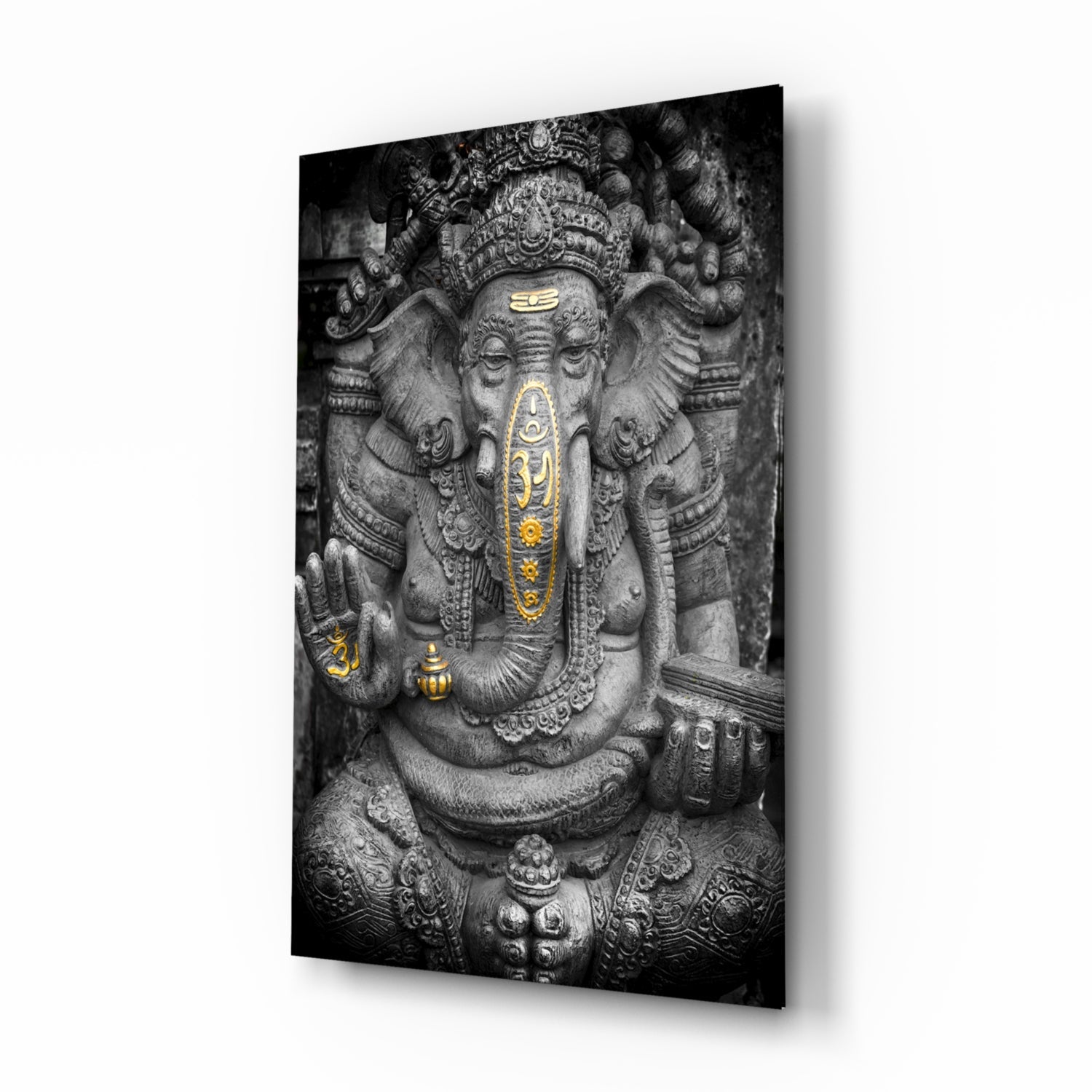 Ganesha Glass Wall Art-0