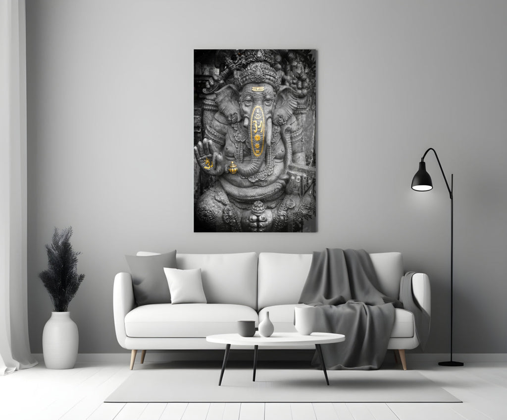 Ganesha Glass Wall Art-2