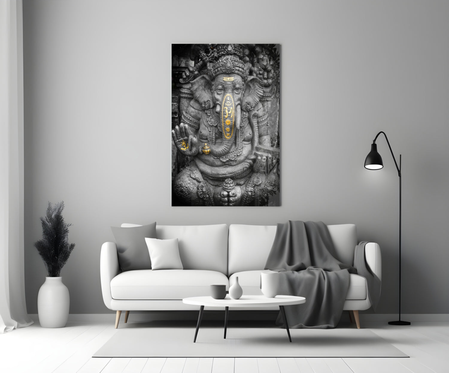 Ganesha Glass Wall Art-2