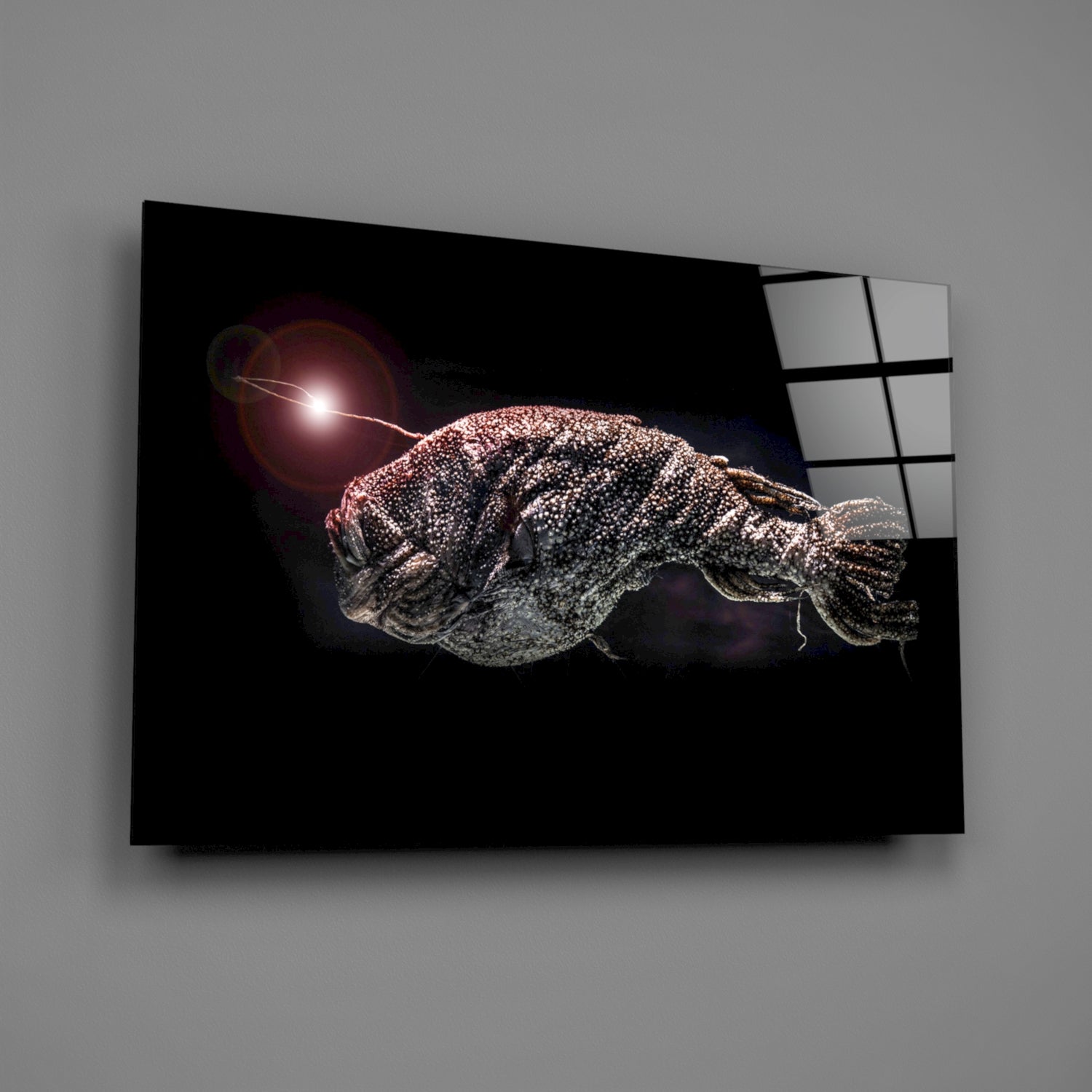 Deepsea Fish Glass Wall Art-1
