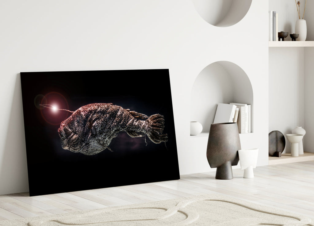 Deepsea Fish Glass Wall Art-2