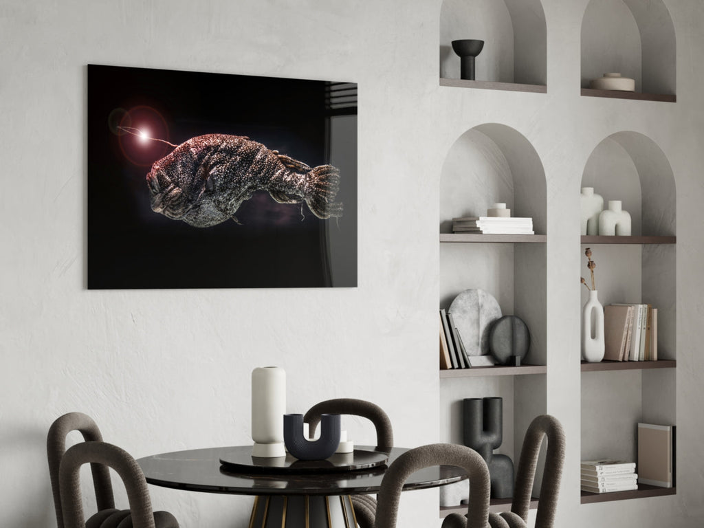 Deepsea Fish Glass Wall Art-4