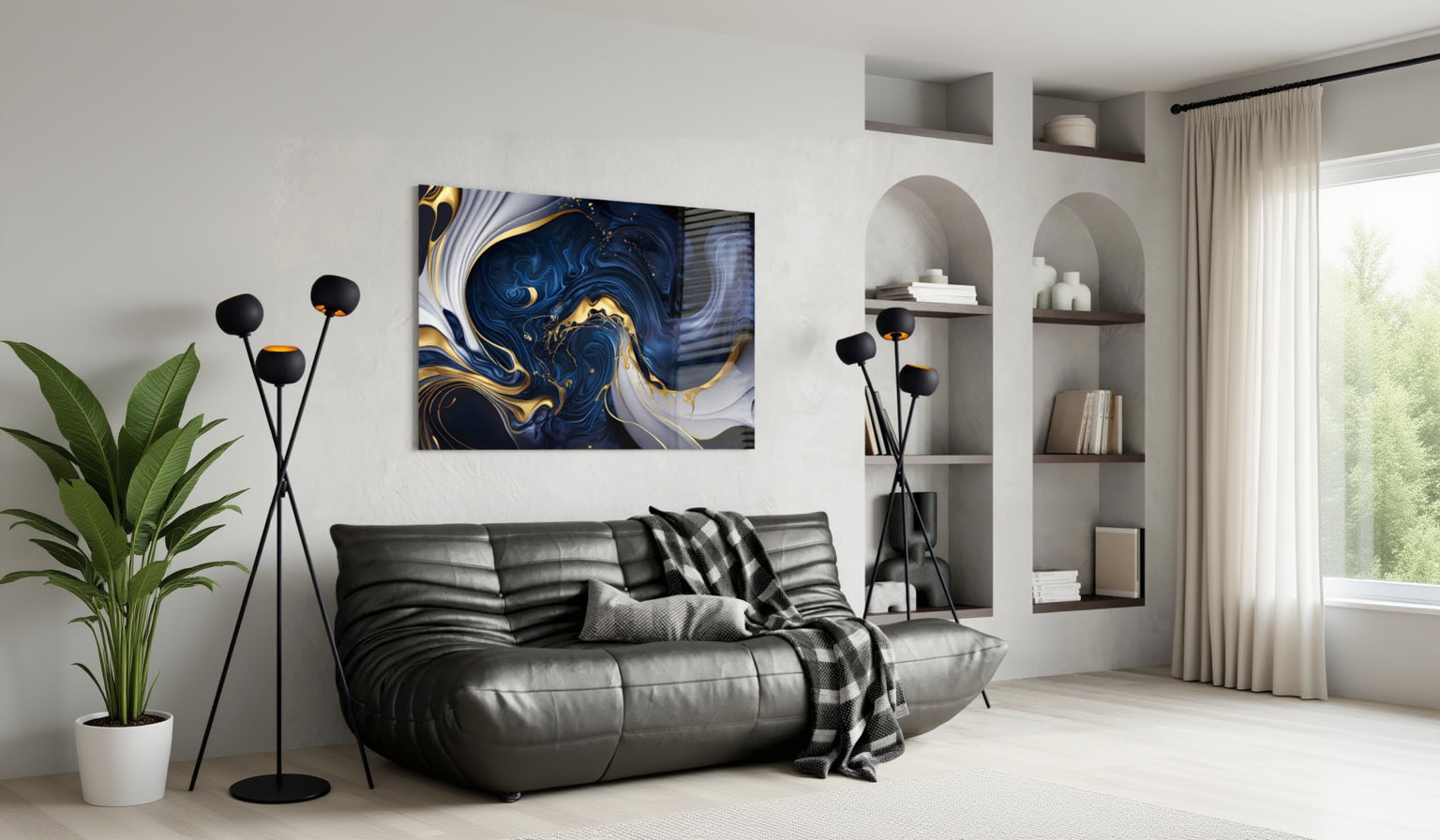 Abstract Art Glass Wall Art-3