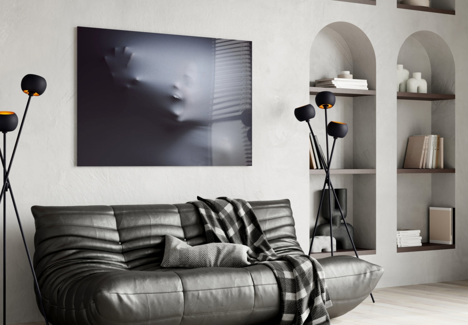 Scream Glass Wall Art-3