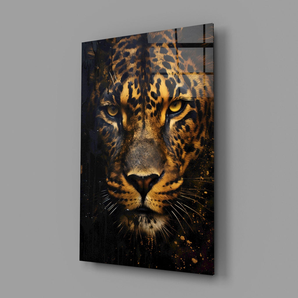 Leopard Glass Wall Art-1
